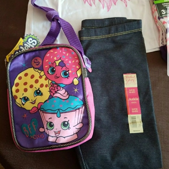 New Lil Girls Lot Shopkins &Star Wars sz 6 7 8 - Picture 2 of 5